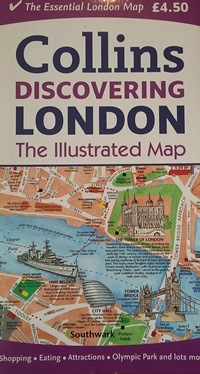 Collins Discovering London Illustrated Map